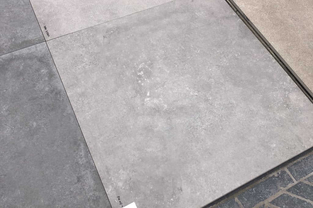 keramische terrastegels 80x80x2 Ash warehouse actie, Keramiek, Nieuw, Ophalen of Verzenden, 10 m² of meer
