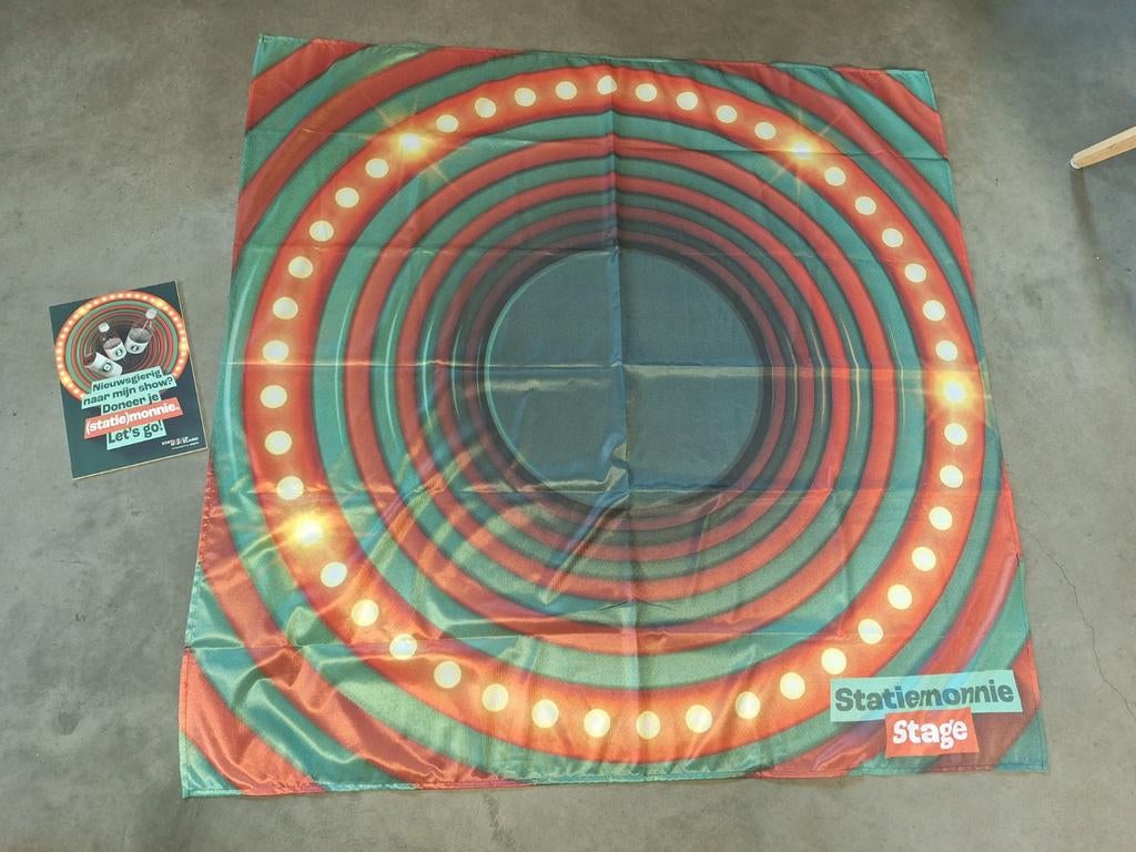 Origineel Statiemonnie Stage Kleedje met Bord – Koningsdag, Ophalen of Verzenden, Nieuw