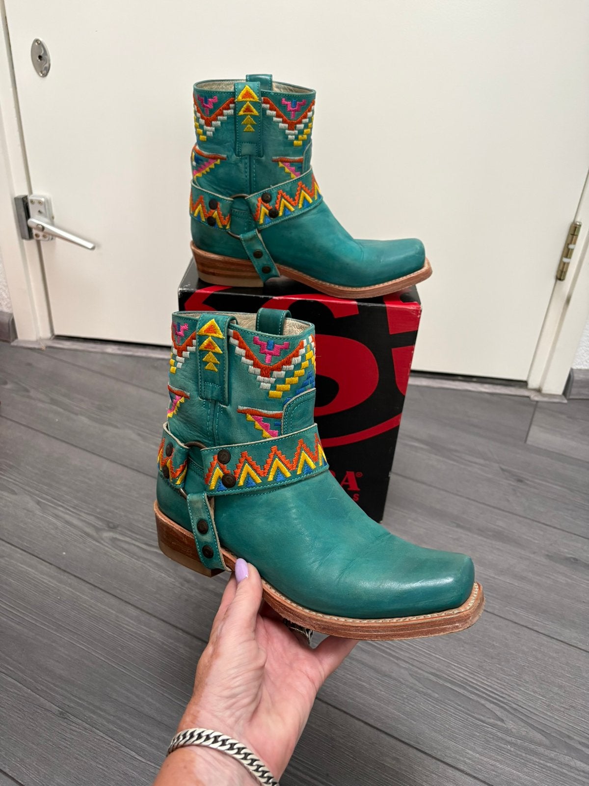 Sendra cowboylaarzen dames maat 38, Blauw, Lage of Enkellaarzen, Ophalen of Verzenden, Zo goed als nieuw