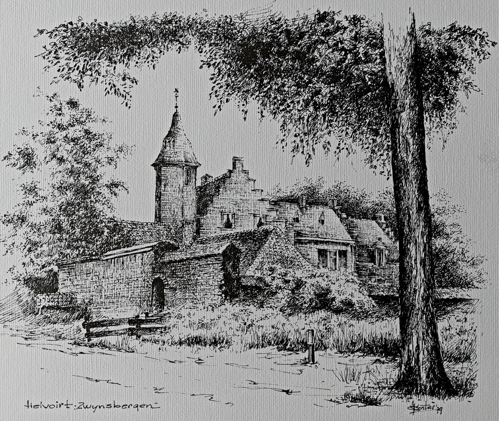 Helvoirt ... Kasteel Zwynsbergen '79 ... Kees Koster ...

Pe, Ophalen of Verzenden