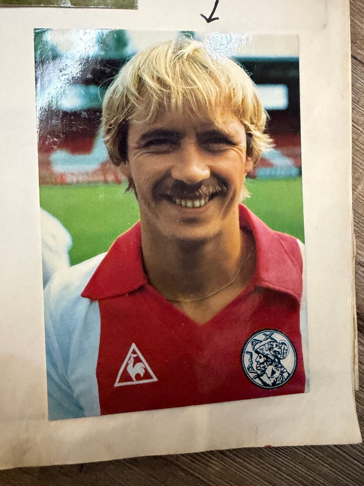 Spelerskaart Dick Schoenaker - Ajax originele handtekening, Ophalen of Verzenden, Gebruikt, Ajax, Spelerskaart