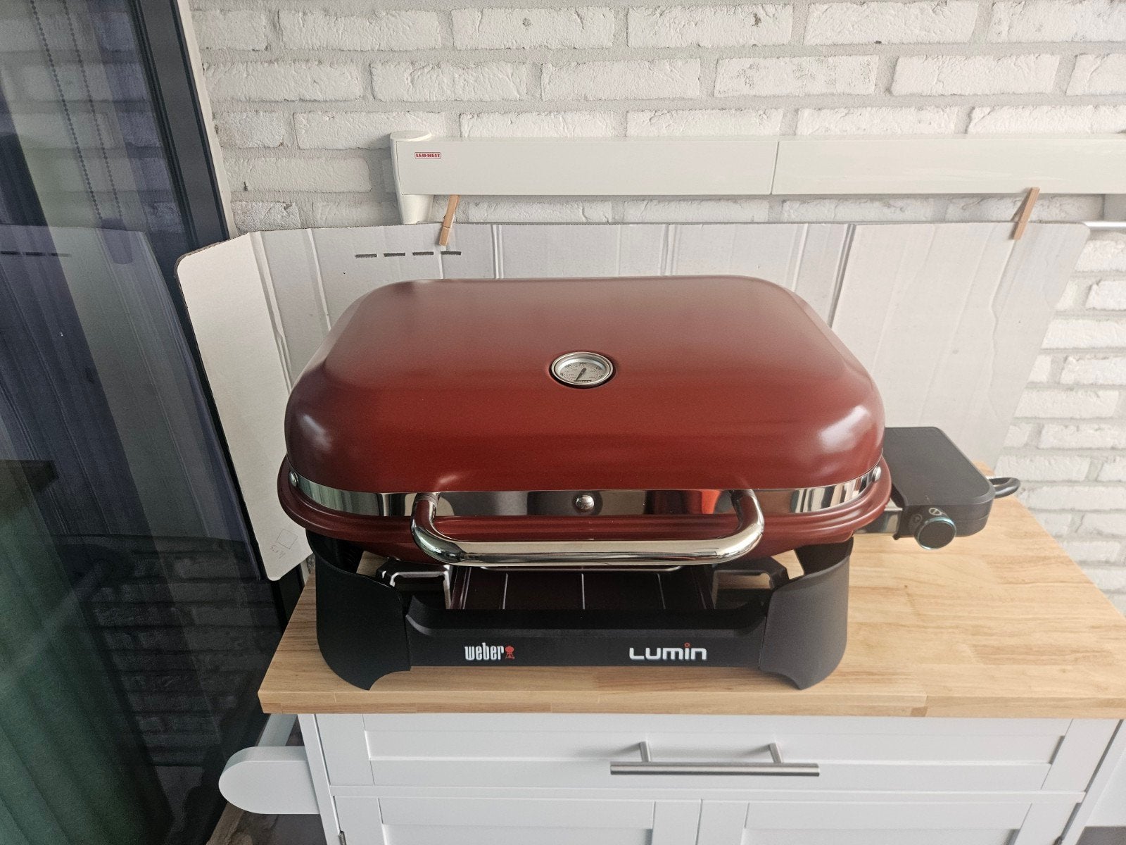 Weber Lumin Elektrische Barbecue - Nieuw in doos, Ophalen of Verzenden, Nieuw, Weber