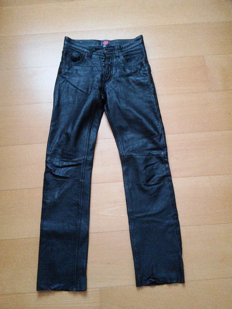 Lederen Sticks & Stones Broek leder leer leren jeans 28 32, Verzenden, Zwart, Sticks & Stones, W32 (confectie 46) of kleiner