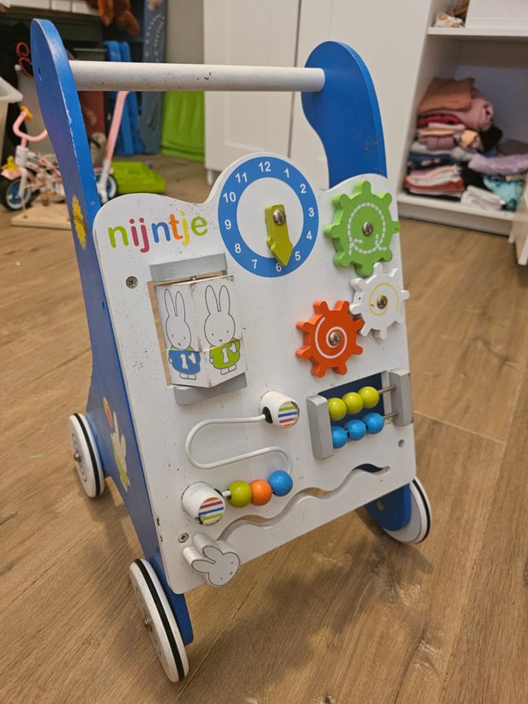 Nijntje houten speelkar/loopwagen, Kinderen en Baby's, Ophalen of Verzenden