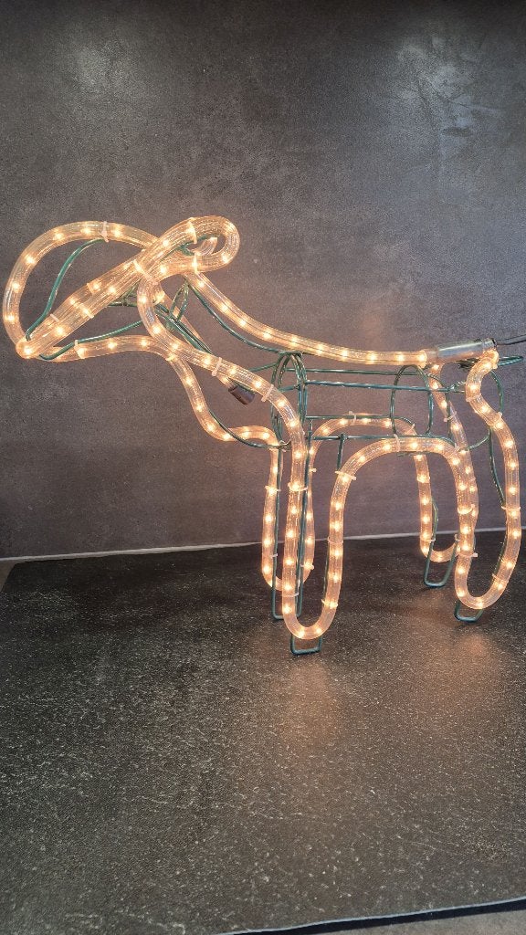 Kerstverlichting Rendier, met lichtslang voor buiten. S47