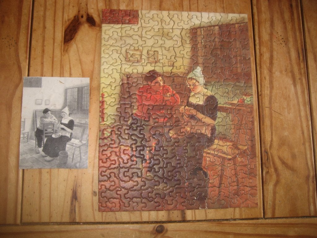 vintage legpuzzel, Ophalen, Minder dan 500 stukjes, Gebruikt, Legpuzzel