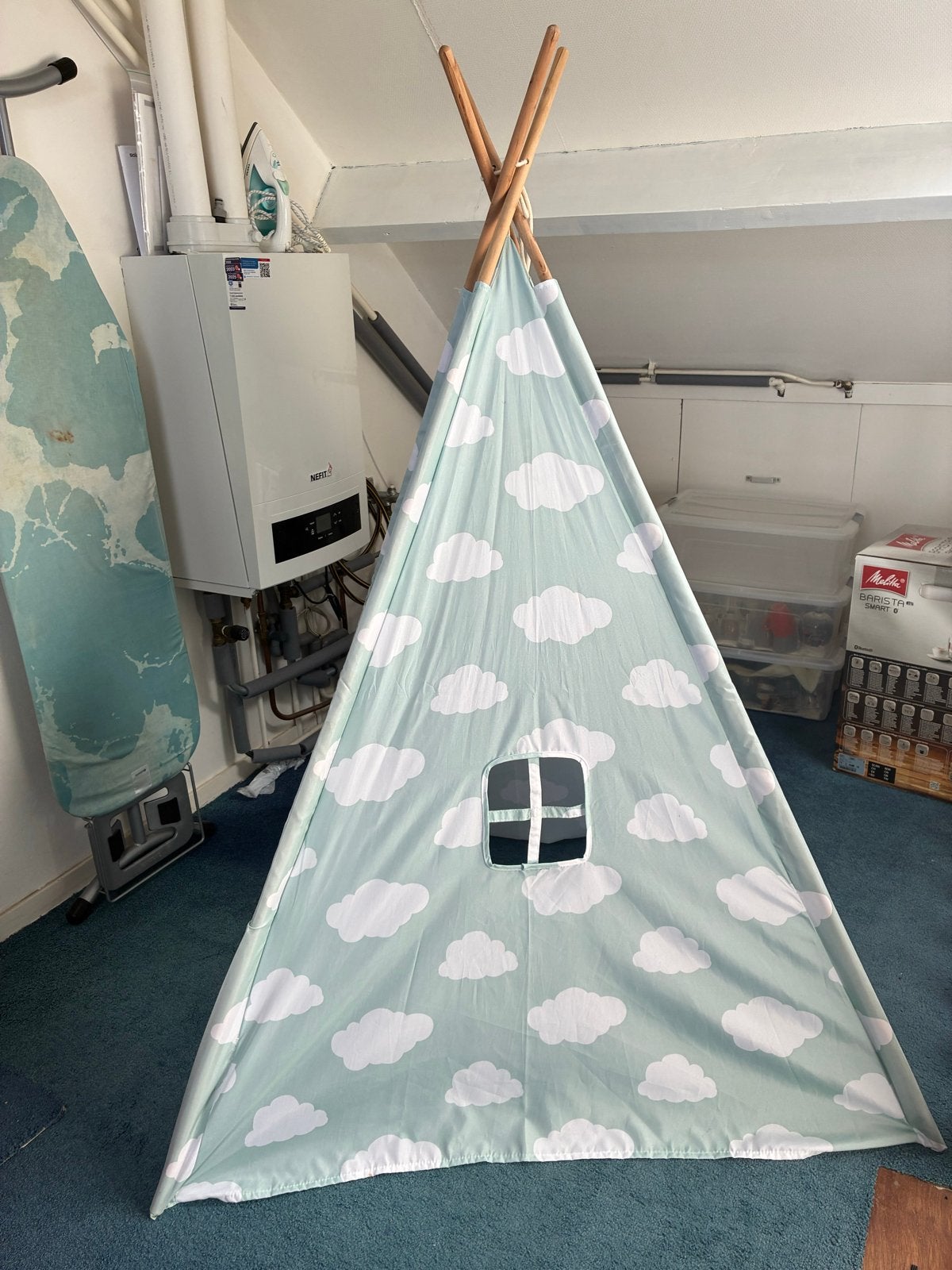 Hema Wigwam speeltent met raampje en opening, Ophalen, Gebruikt, Overige materialen