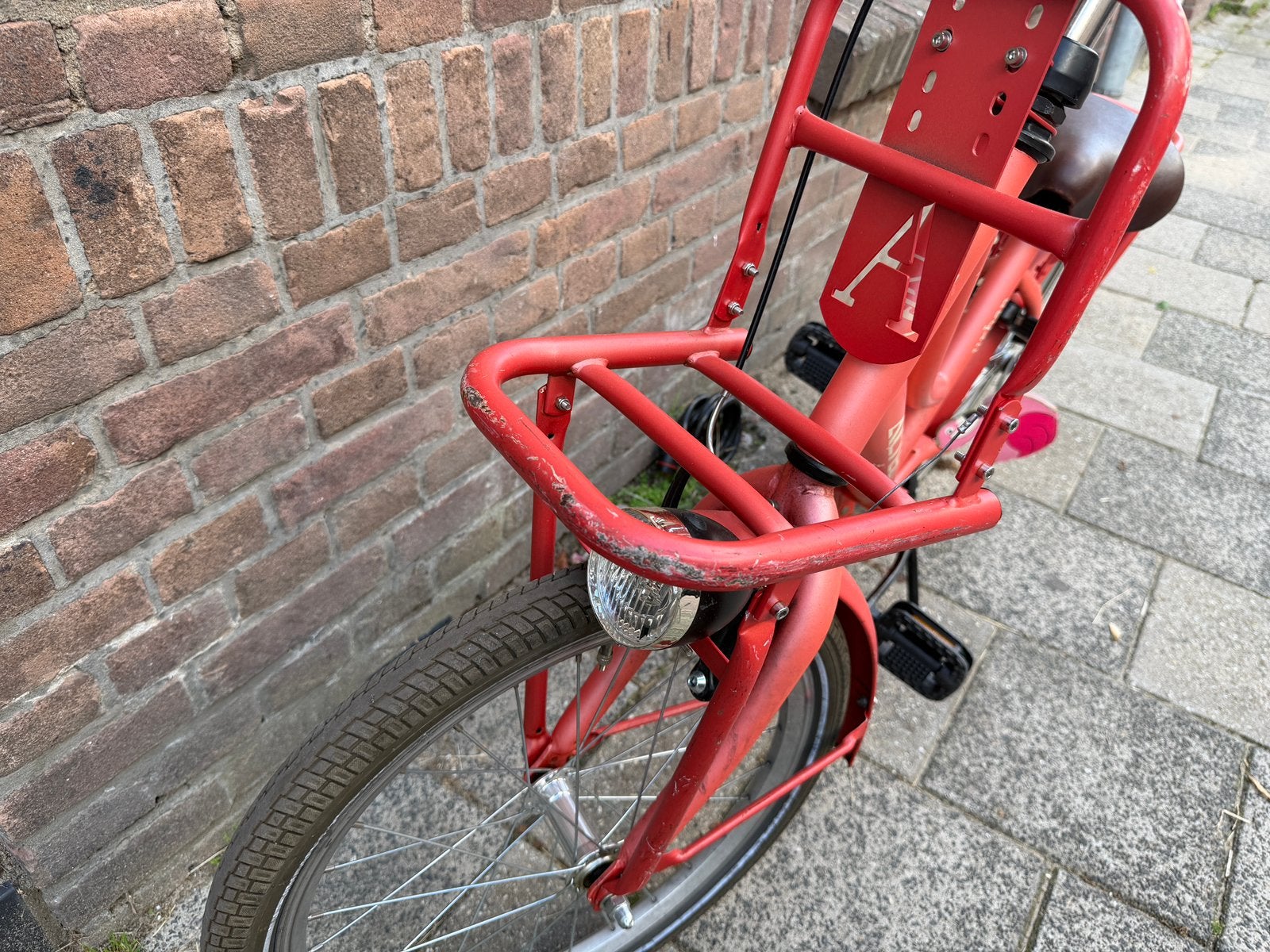 Kinderfiets 14 of 16 inch, Fietsen en Brommers, Ophalen, Terugtraprem, Gebruikt, 14 inch of minder