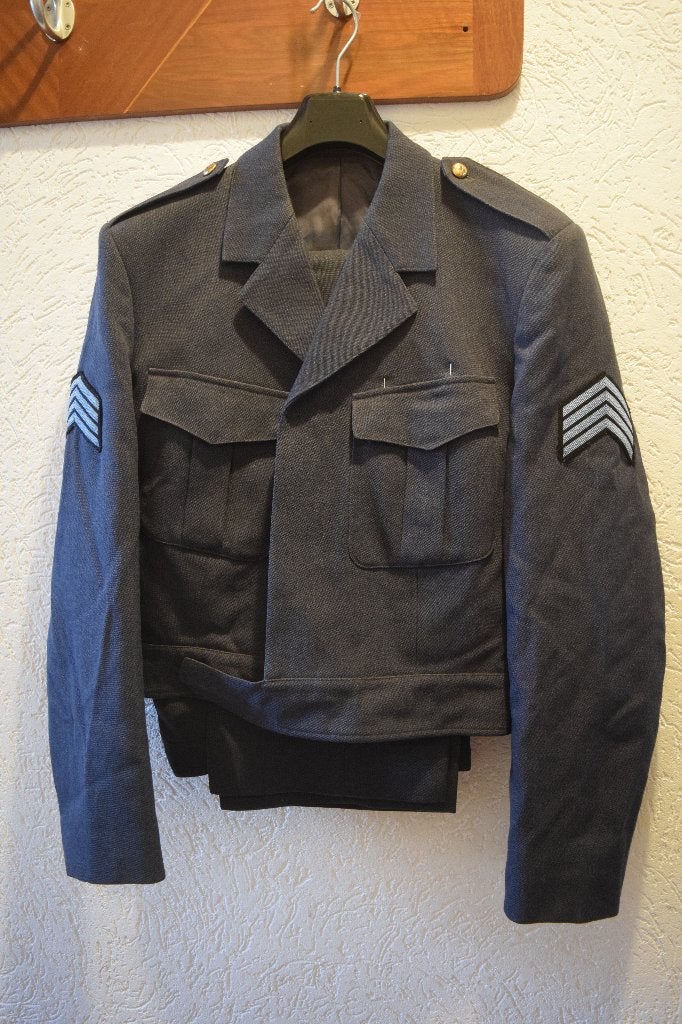 Battle Dress Sergeant- Majoor Luchtmacht Royal NL Air Force, Ophalen of Verzenden, Luchtmacht, Nederland, Overige typen