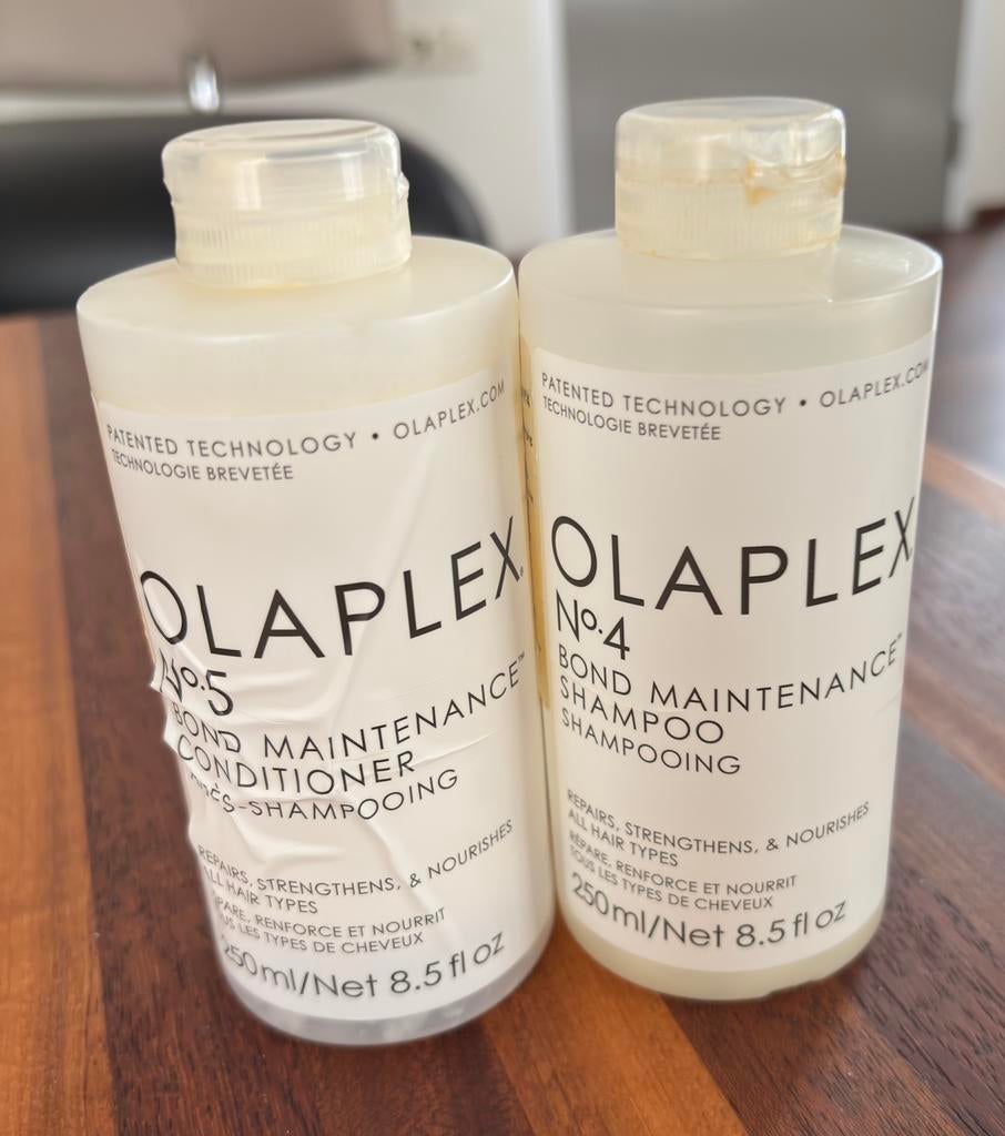 Olaplex nr 5 ~ conditioner + nr 4 shampoo, Ophalen of Verzenden, Gebruikt, Shampoo of Conditioner