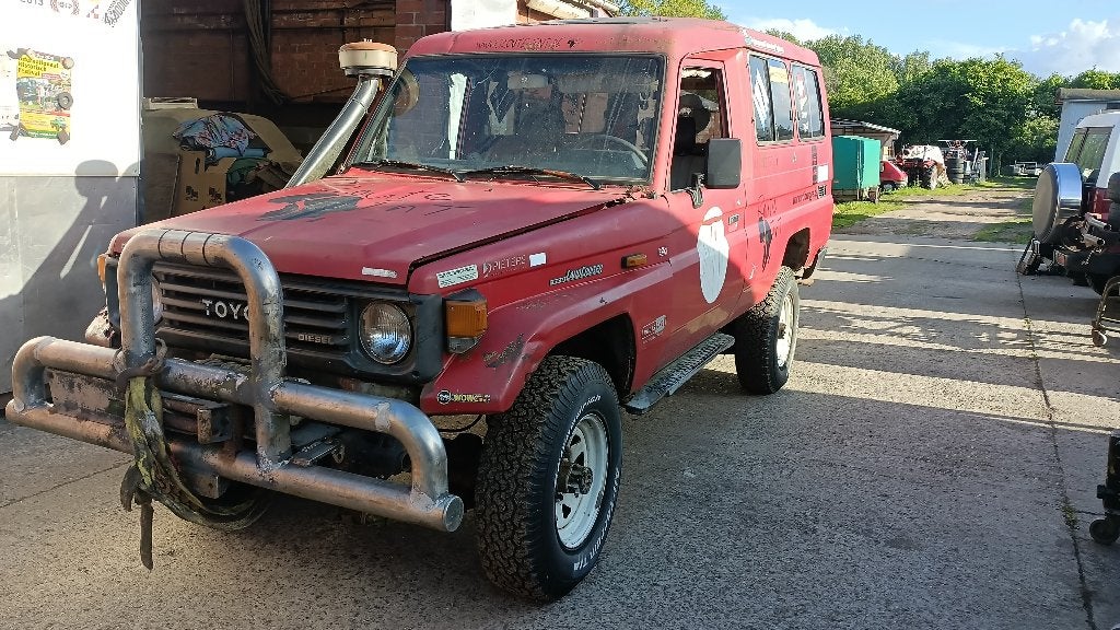 Toyota land-cruiser PZJ75 trooper bush taxi. 1hz, 1pz, hzj75, Ophalen, Gebruikt, Spatbord, Toyota