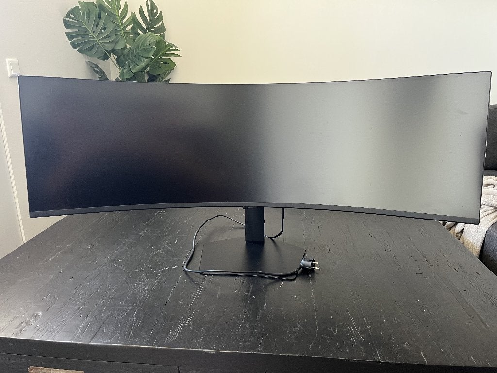 Samsung Odyssey G9 49" 240Hz DQHD | Nieuwstaat met folie, Computers en Software, Monitoren, Hoofdtelefoonaansluiting, VA, Minder dan 1 ms