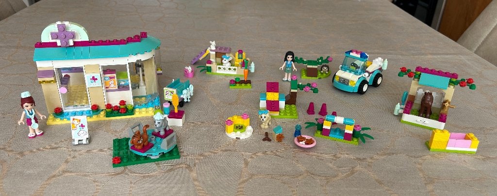Lego Friends dierenthema: 41085, 41086, 41087, 41088 & 41089, Lego, Inclusief instructies, Friends, Ophalen of Verzenden