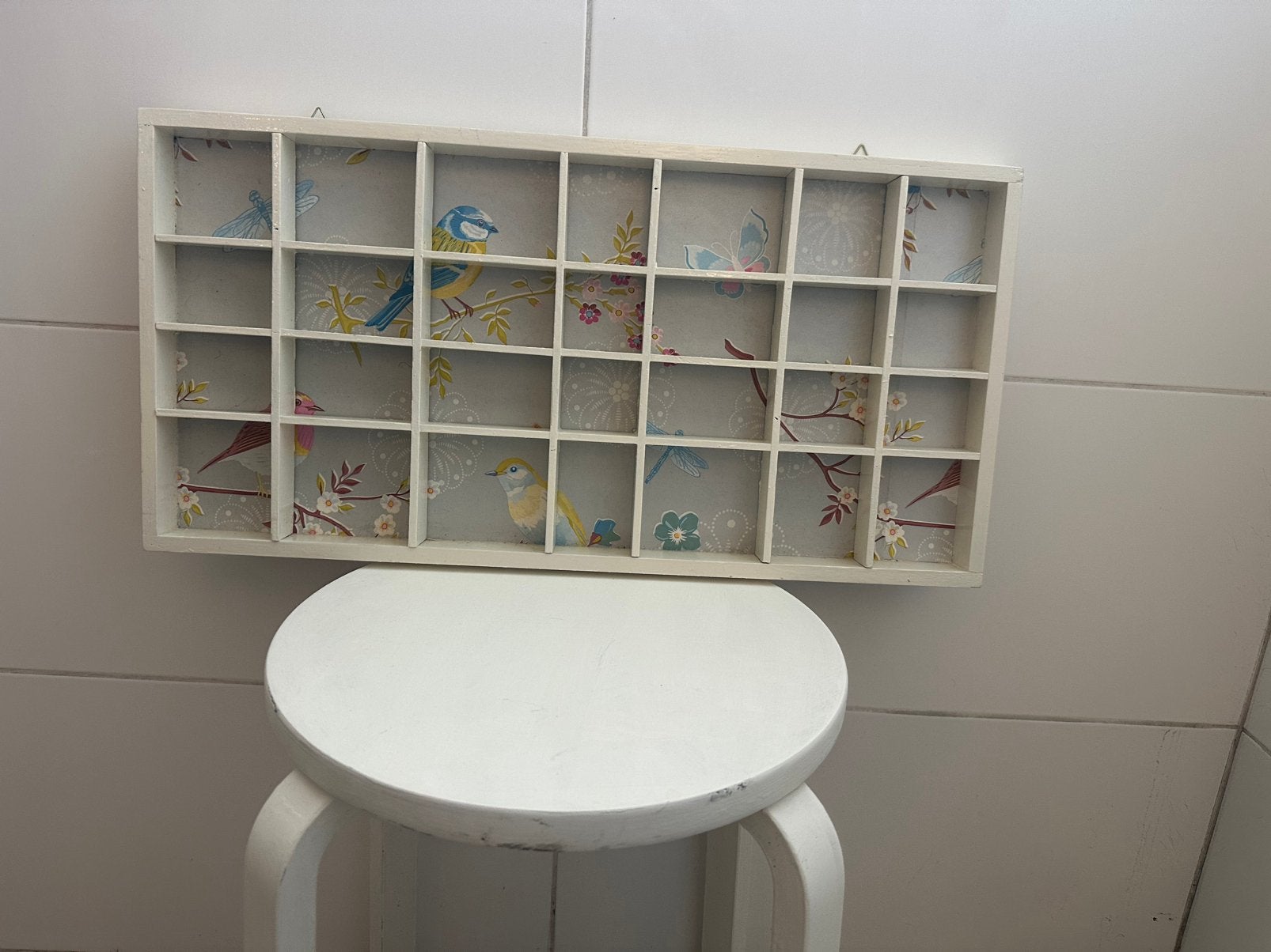 Letterbak wit vintage, Huis en Inrichting, Woonaccessoires | Wanddecoraties, Ophalen of Verzenden, Zo goed als nieuw