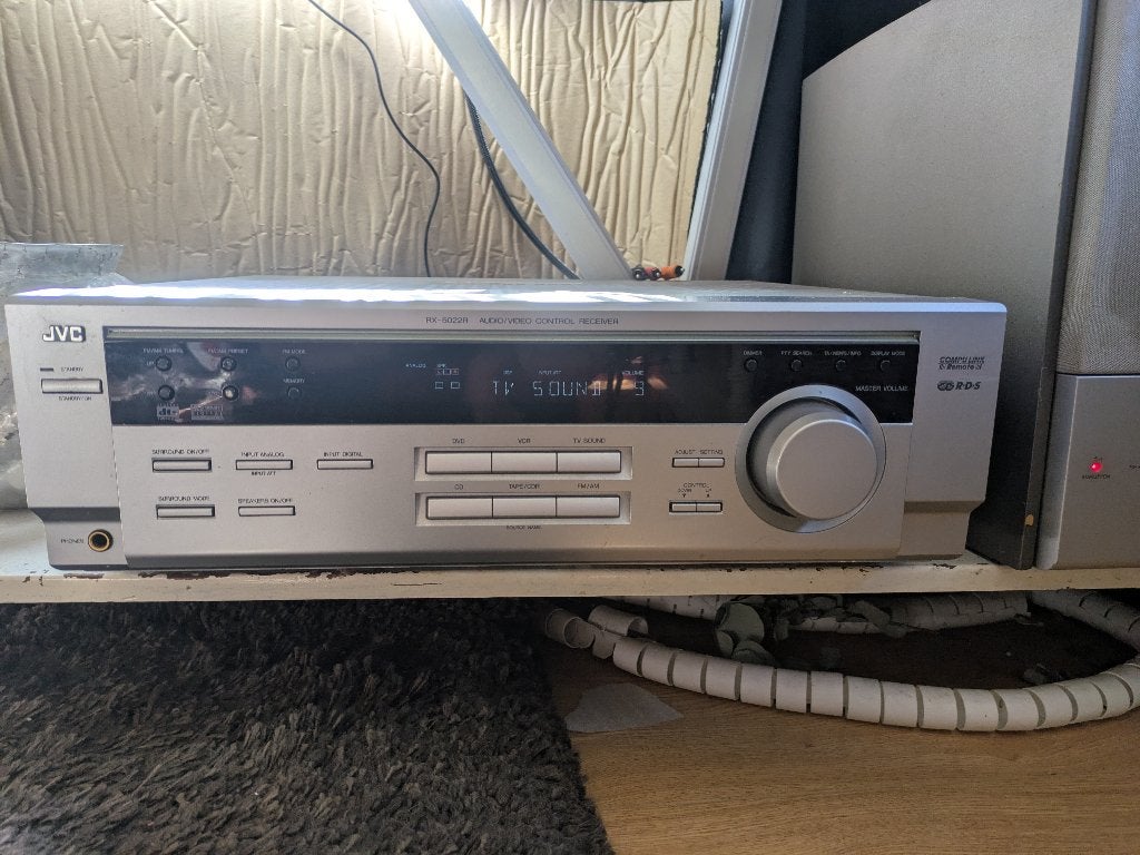 JVC RX-5022R versterker, Audio, Tv en Foto, Versterkers en Receivers, Ophalen of Verzenden, Gebruikt, JVC