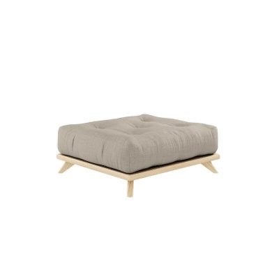 Karup Senza Futon Bed/Sofa - Linnen 914, Huis en Inrichting, Nieuw, Ophalen of Verzenden, 75 tot 100 cm, Rechthoekig