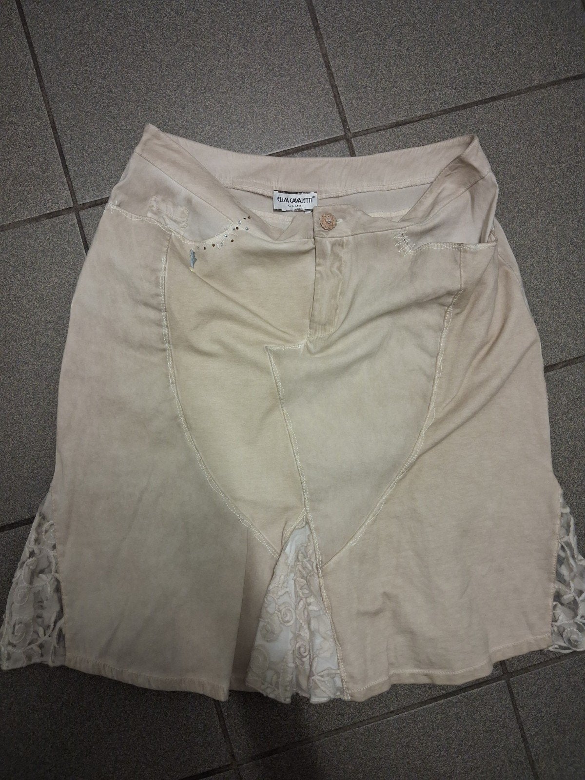 ELISA CAVALETTI Rok - Zo goed als nieuw, Beige, Maat 46/48 (XL) of groter, Ophalen of Verzenden, Zo goed als nieuw