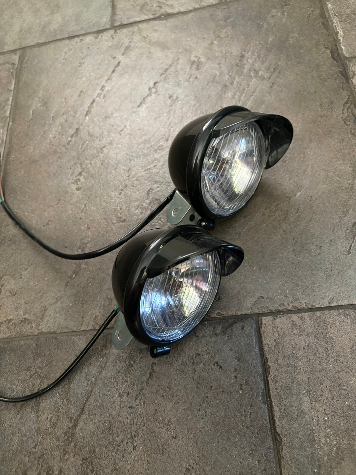 Nieuwe set zijlampen sidespots lampen motor chopper, Ophalen