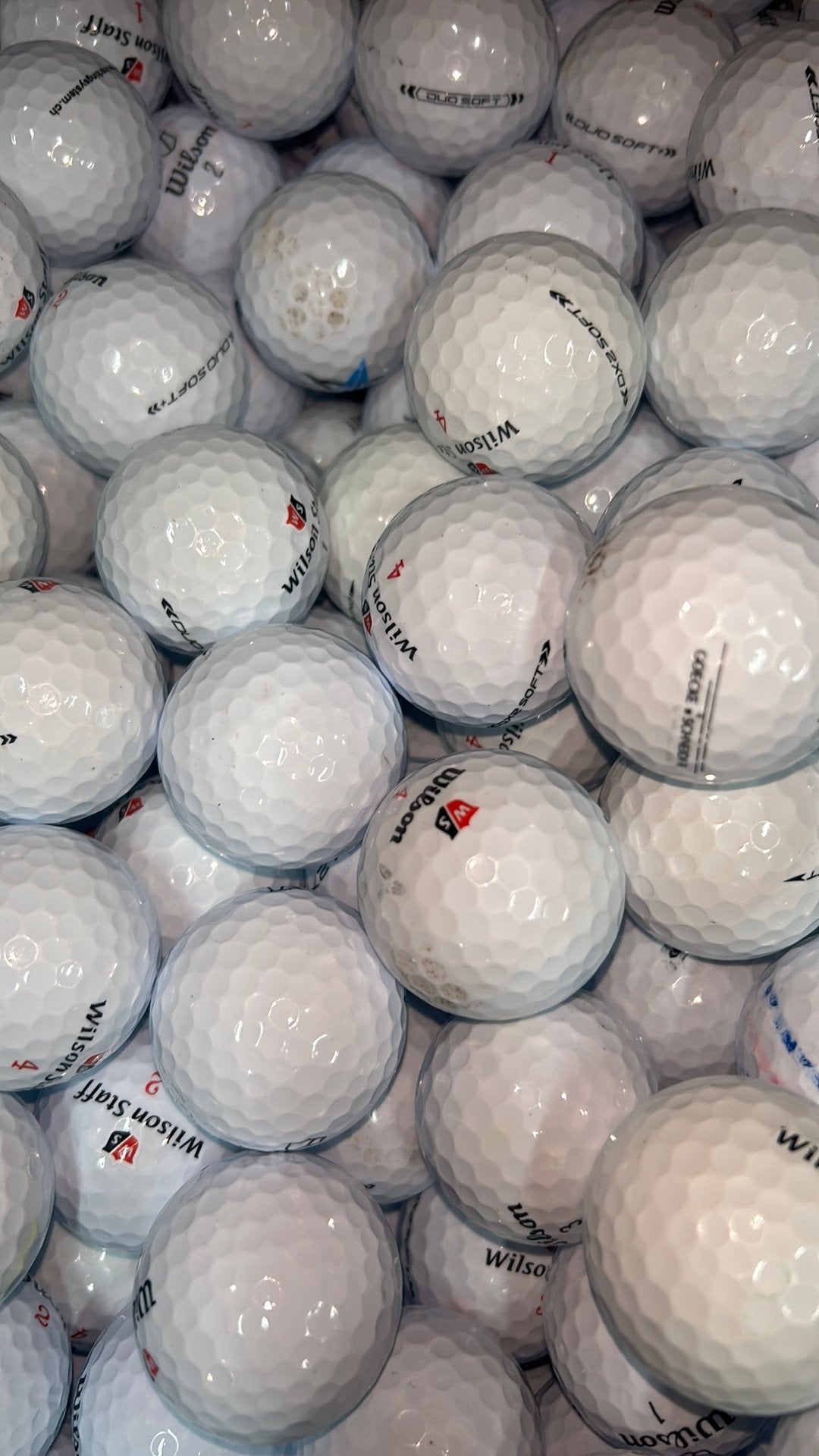 Wilson staffdx2duo soft golfballen AAAA kwaliteit 100 stuks, Bal(len), Info@premiumgolf.nl, Ophalen of Verzenden, Zo goed als nieuw