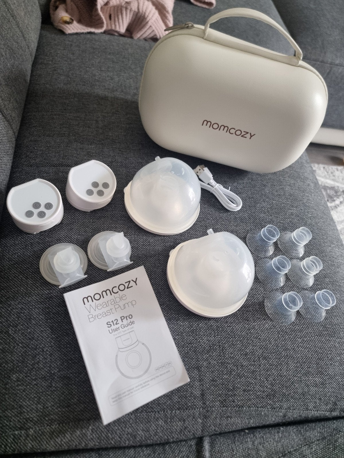 Momcozy S12 Pro borstkolf, Ophalen of Verzenden, Zo goed als nieuw, Borstkolf