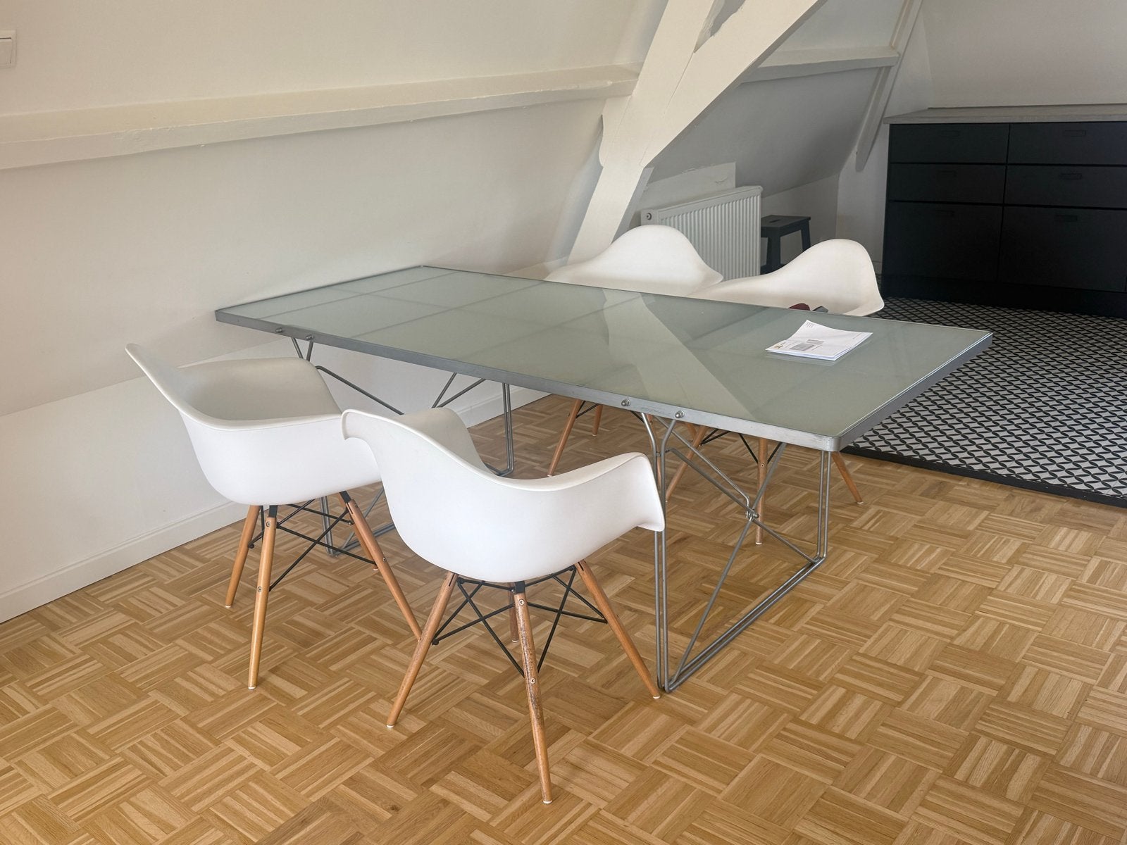 Niels Gammelgaard IKEA eettafel - Vintage design, Huis en Inrichting, Tafels | Eettafels, Ophalen, Gebruikt, 100 tot 150 cm, 50 tot 100 cm