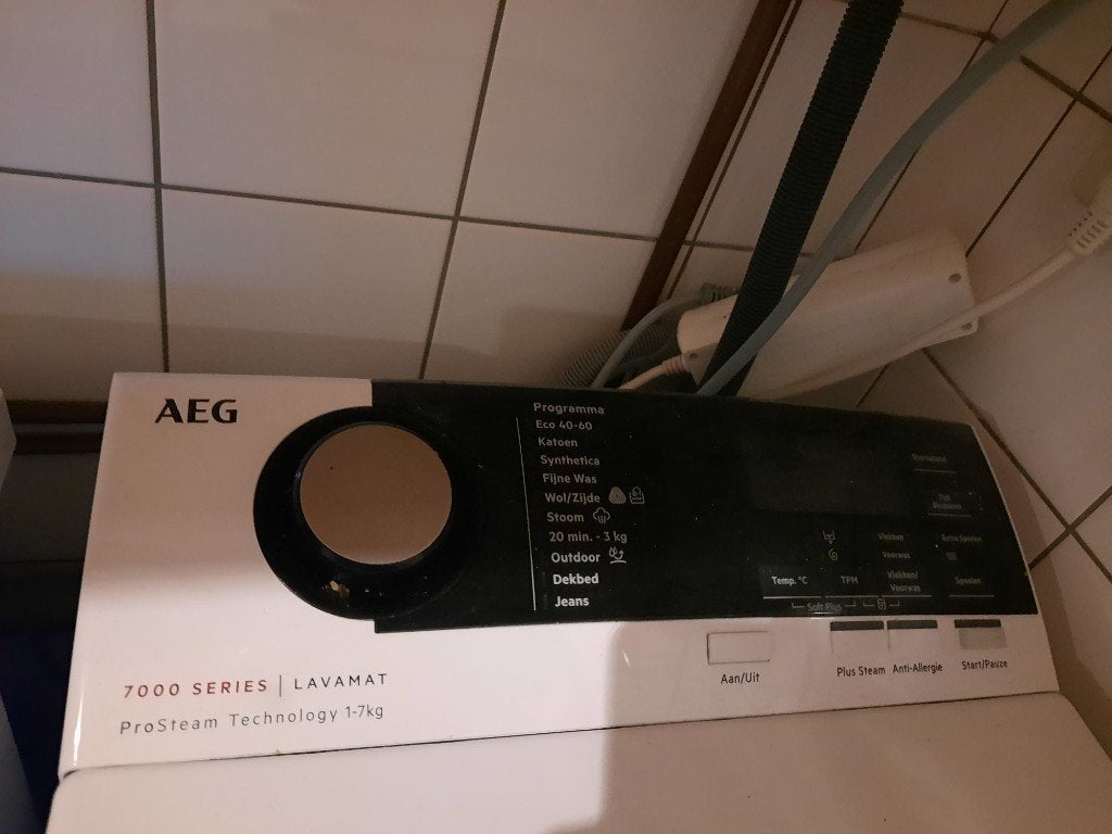 AEG Lavamat 7000 Series ProSteam Wasmachine 7kg, Ophalen, Bovenlader, Wolwasprogramma, Zo goed als nieuw