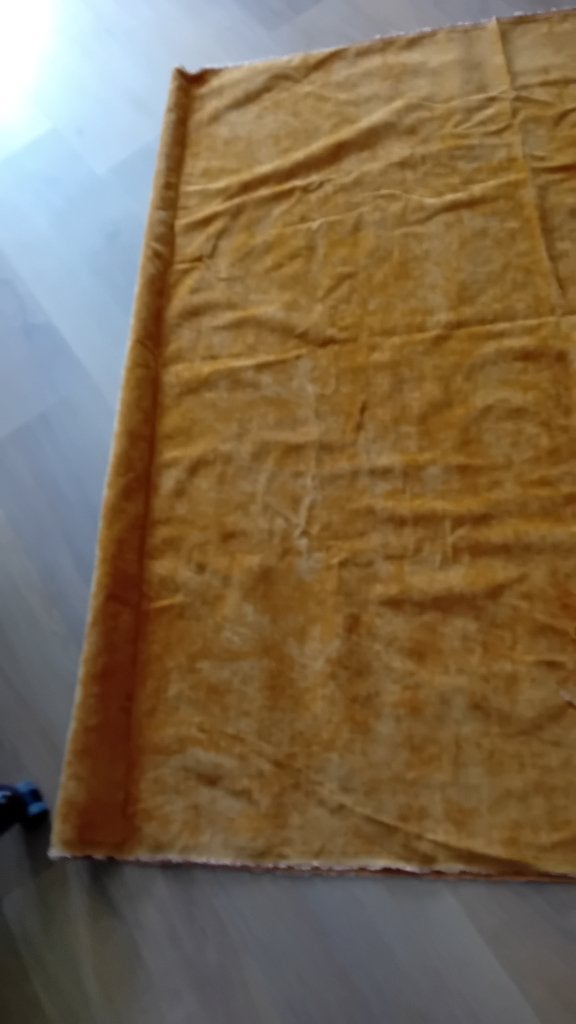 Gordijn stof of idd okergeel, Ophalen of Verzenden, Nieuw, Overige typen
