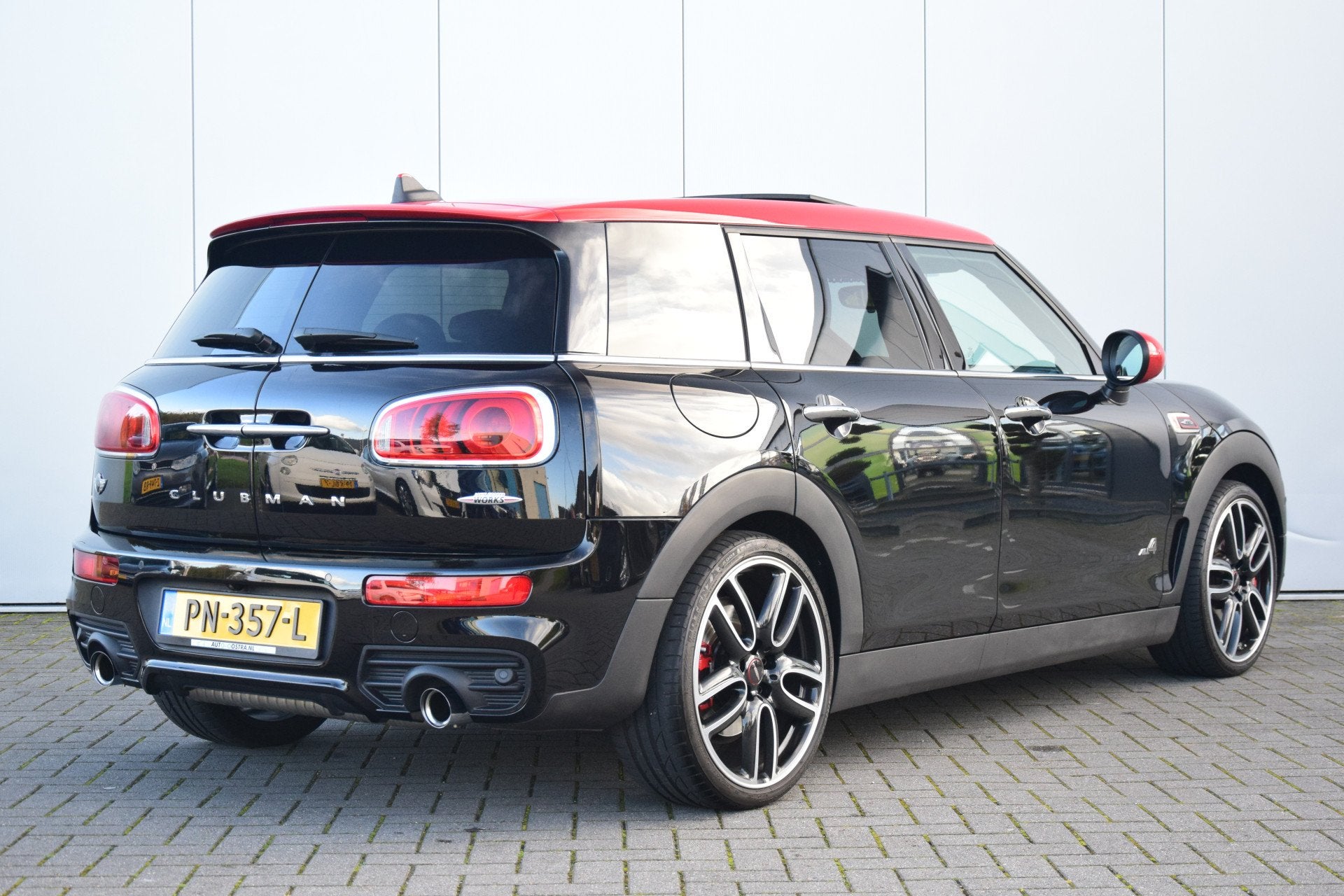 MINI Clubman 2.0 John Cooper Works ALL4 Chili Harman Kardon, Auto's, 232 pk, Gebruikt, 4 cilinders, Leder en Stof