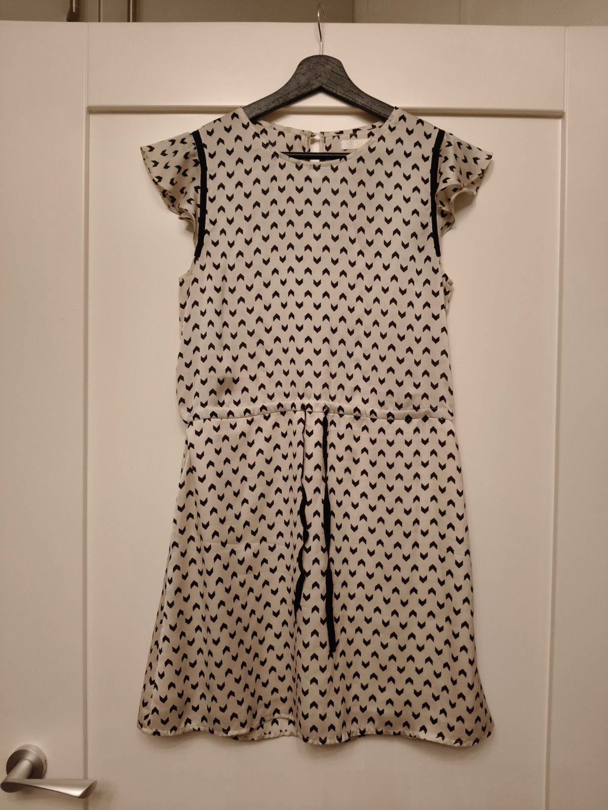 Grace & Mila jurk met print en strikdetail, Maat 38/40 (M), Grace & Mila, Wit, Ophalen of Verzenden