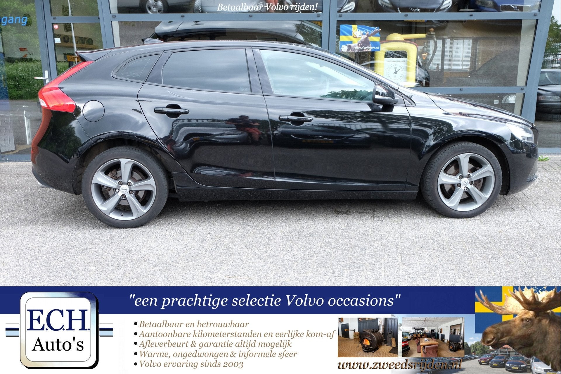 Volvo V40 2.0 T3 152 pk Nordic+, 17 inch, Standkachel, Stoel, Voorwielaandrijving, Automatische klimaatregeling, Gebruikt, 4 cilinders