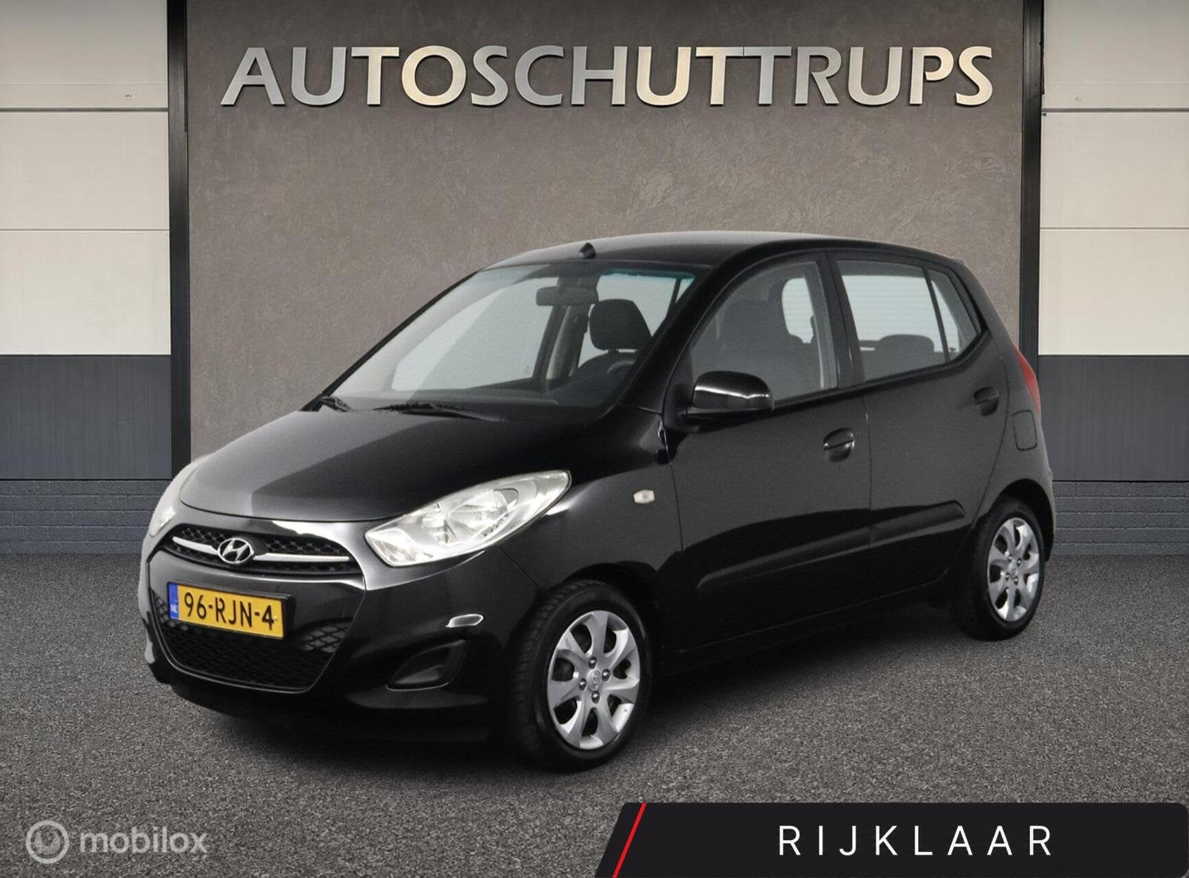 Hyundai i10 1.1 i-Drive Cool AIRCO / ORIGINEEL NAP / APK 30-, Euro 5, 4 cilinders, 400 kg, Zwart