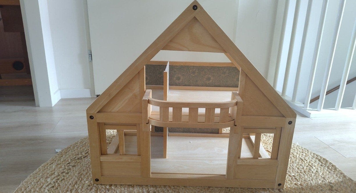 Schattig poppenhuis Plantoys, Ophalen, Poppenhuis
