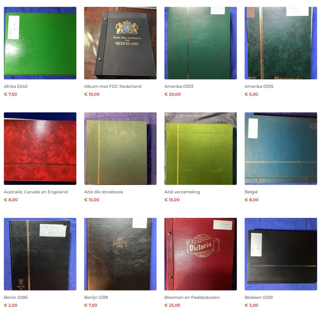 300 stockboeken en albums op Postzegelplek. Nu extra korting, Postzegels en Munten, Postzegels | Volle albums en Verzamelingen