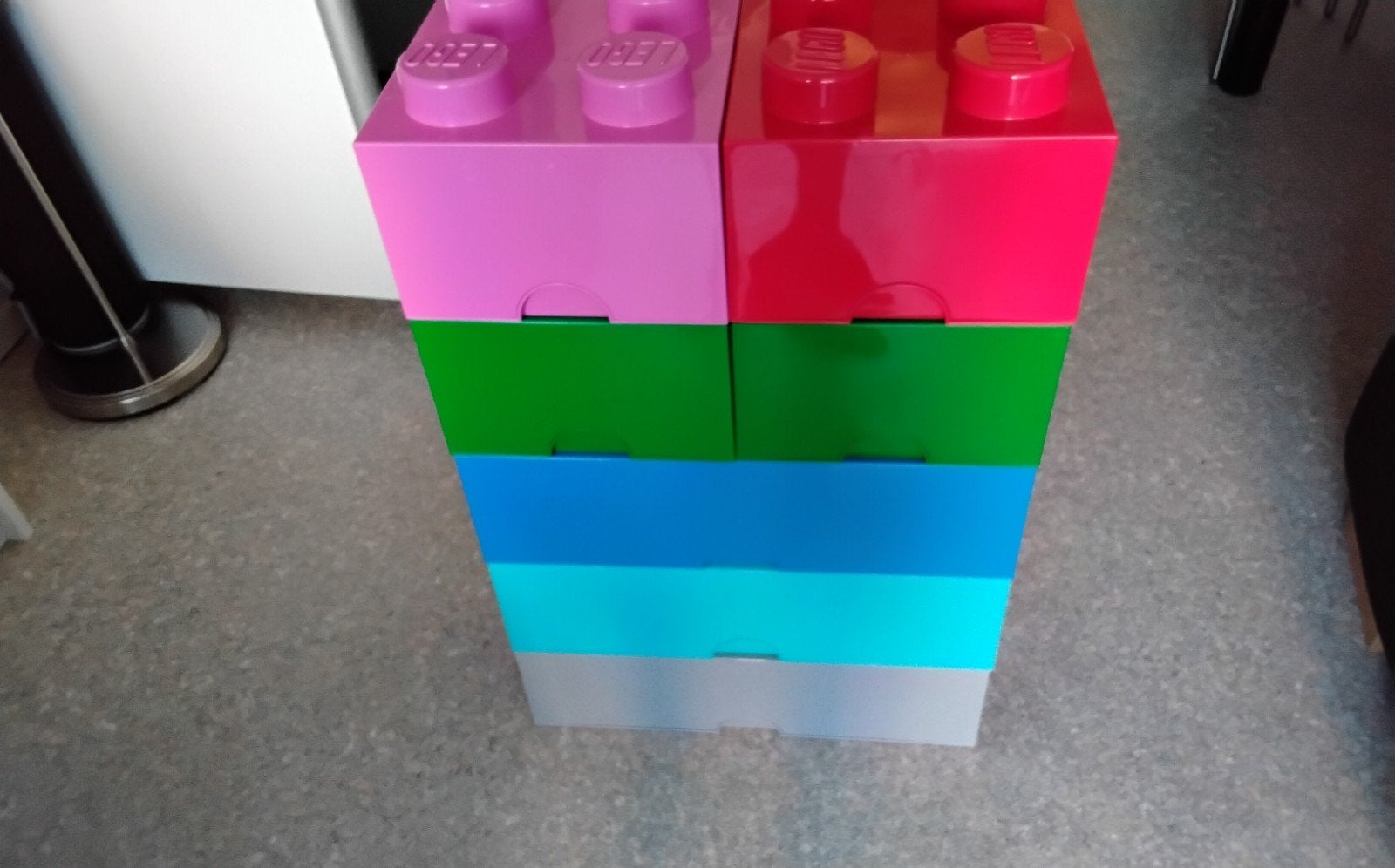 7 Lego opbergbakken stapelbaar ( ALLEEN OPHALEN), Ophalen, Gebruikt, Accessoire, Lego