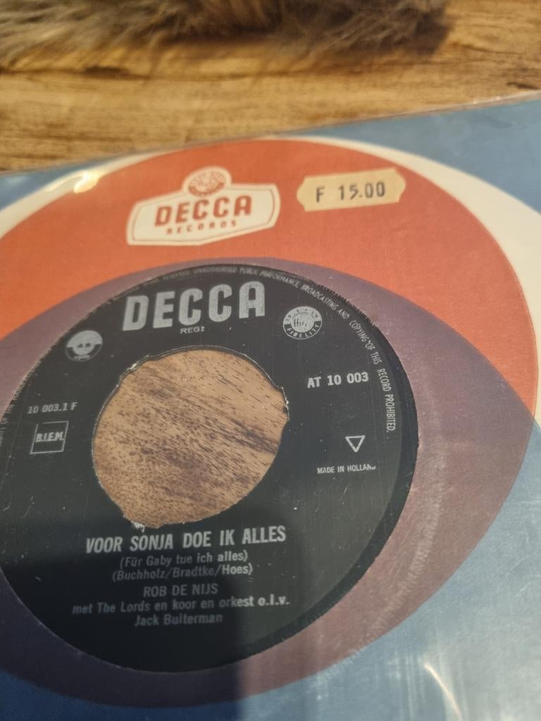 Rob de Nijs - Voor Sonja Doe Ik Alles / Ritme van de Regen, Cd's en Dvd's, Vinyl Singles, Ophalen of Verzenden, Gebruikt, Nederlandstalig