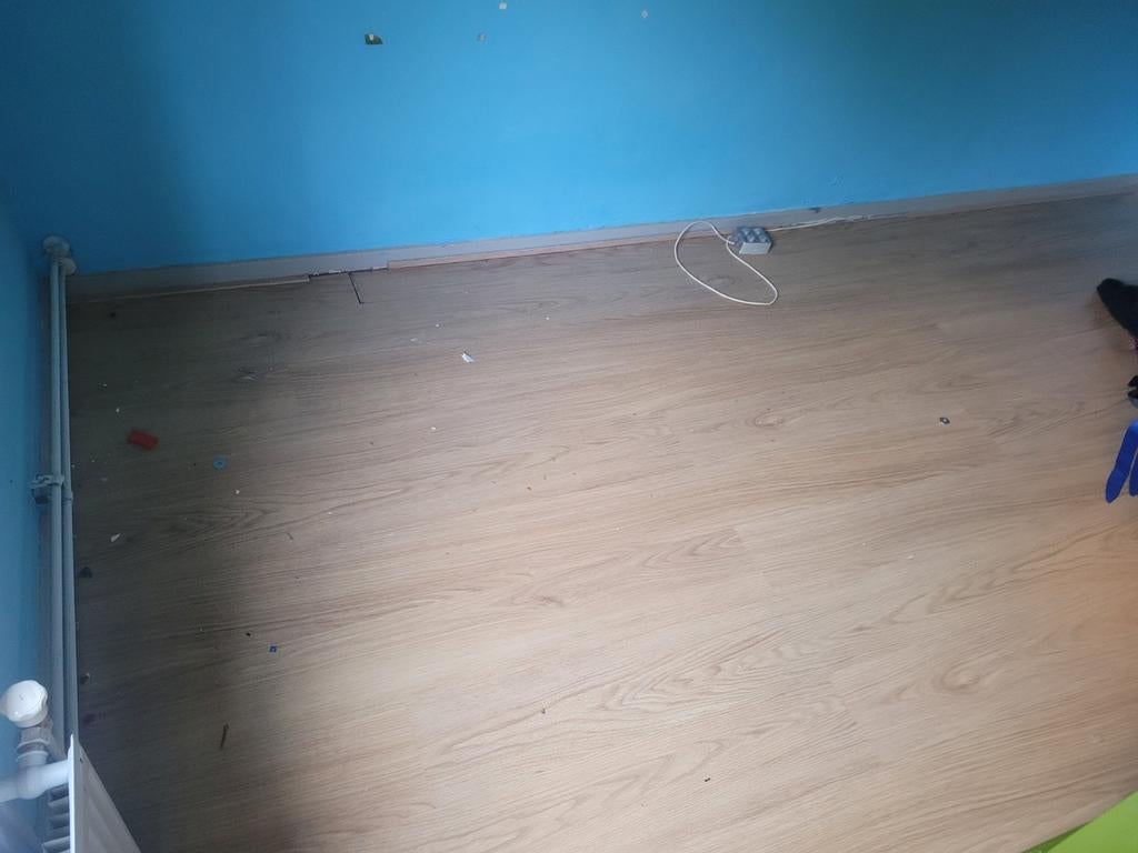 Gebruikt laminaat, licht houtnerf, ca. 10 m², Ophalen, Gebruikt, 50 tot 150 cm, 10 m² of meer