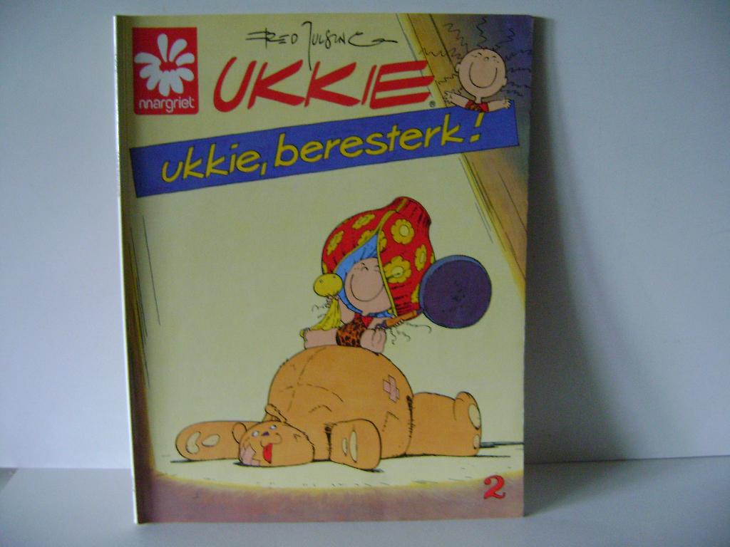 Stripboek Ukkie nr 2"Ukkie,beresterk!"uit 1986.Fred Julsing, Boeken, Fred Julsing, Eén stripboek, Ophalen of Verzenden, Zo goed als nieuw