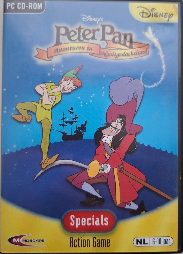 Peter Pan: Avonturen in Nooitgedachtland PC CD-ROM, Spelcomputers en Games, Avontuur en Actie, O, O, 1 speler