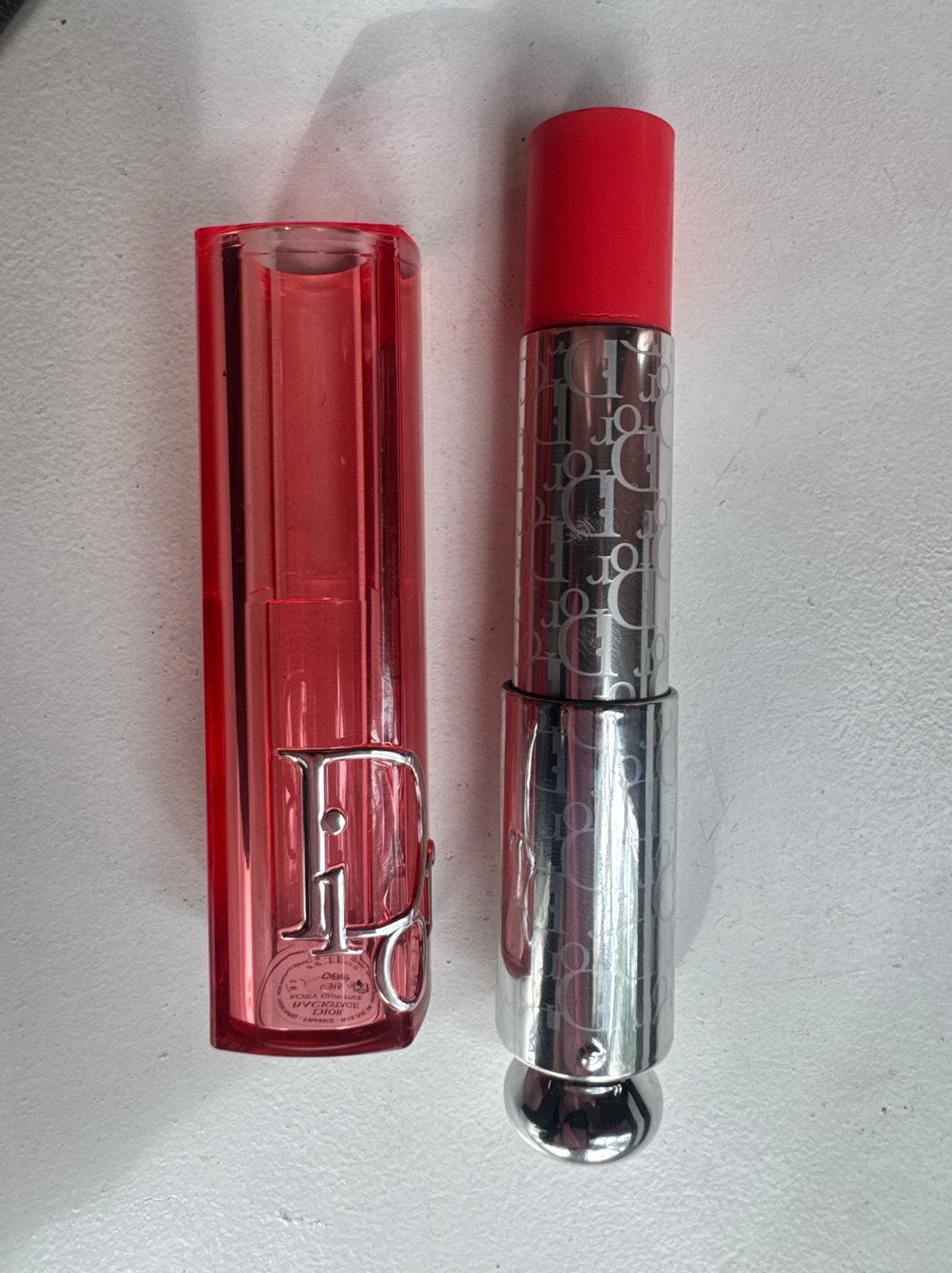 Dior Backstage Rosy Glow Stick 015 Cherry, Lippen, Verzenden, Zo goed als nieuw, Make-up
