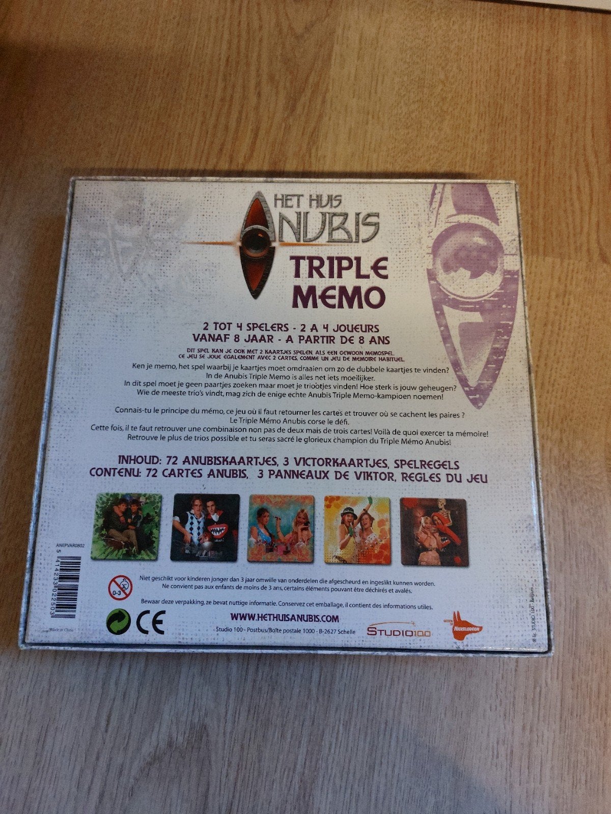 Het huis Anubis triple memo spel memory, Hobby en Vrije tijd, Gezelschapsspellen | Kaartspellen, Ophalen of Verzenden