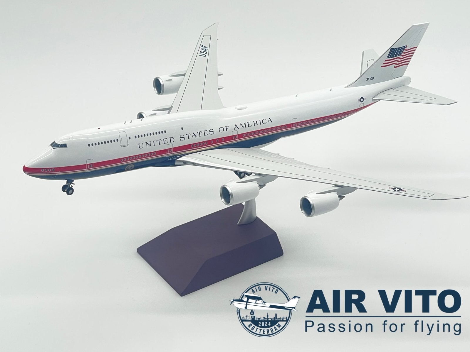 Boeing 747-8i VC-25B USAF Air Force One 1:200 Gemini Jets, 2992jb, Schaalmodel, Ophalen of Verzenden, Operations@airvito.com