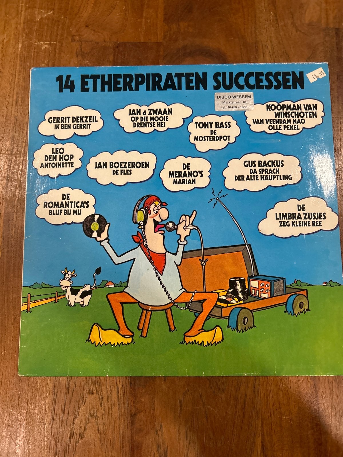14 Etherpiraten Successen LP - Diverse Artiesten, LP, Gebruikt, Pop, Ophalen of Verzenden