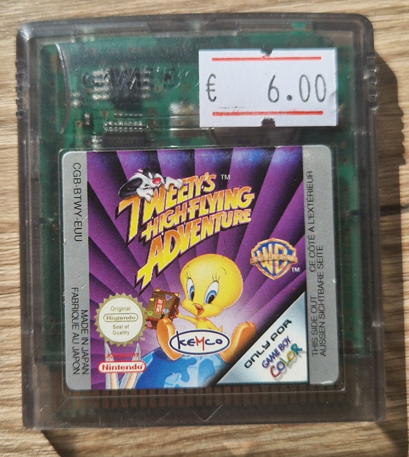 Tweety's High flying adventure Gameboy color PAL, 1 speler, Ophalen of Verzenden, Zo goed als nieuw, Vanaf 3 jaar