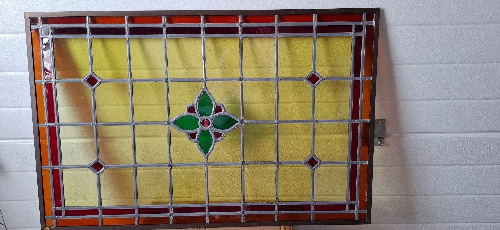 Glas in lood paneel, Ophalen, Gebruikt, Minder dan 80 cm, Glas in lood