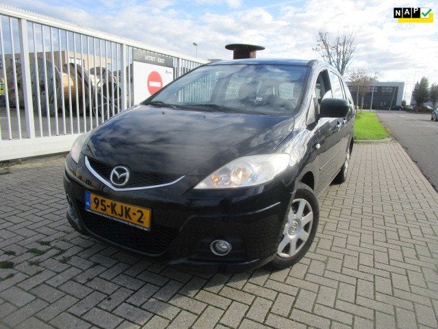 Mazda 5 1.8 TS, 5 Persoons, Auto's, Gebruikt, 4 cilinders, 116 pk, Zwart