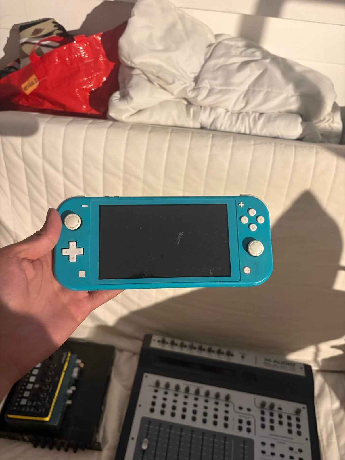 Nintendo Switch Lite Turquoise, Ophalen of Verzenden, Gebruikt, Zonder controller, Switch Original