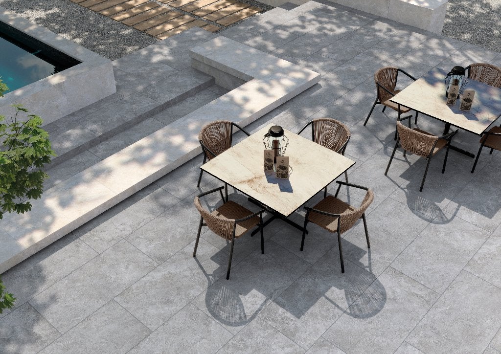 Terras Tegels Dolomia Grey 900x900x20mm Italie, Hoofdweg 131, Keramiek, Nieuw, Ophalen of Verzenden