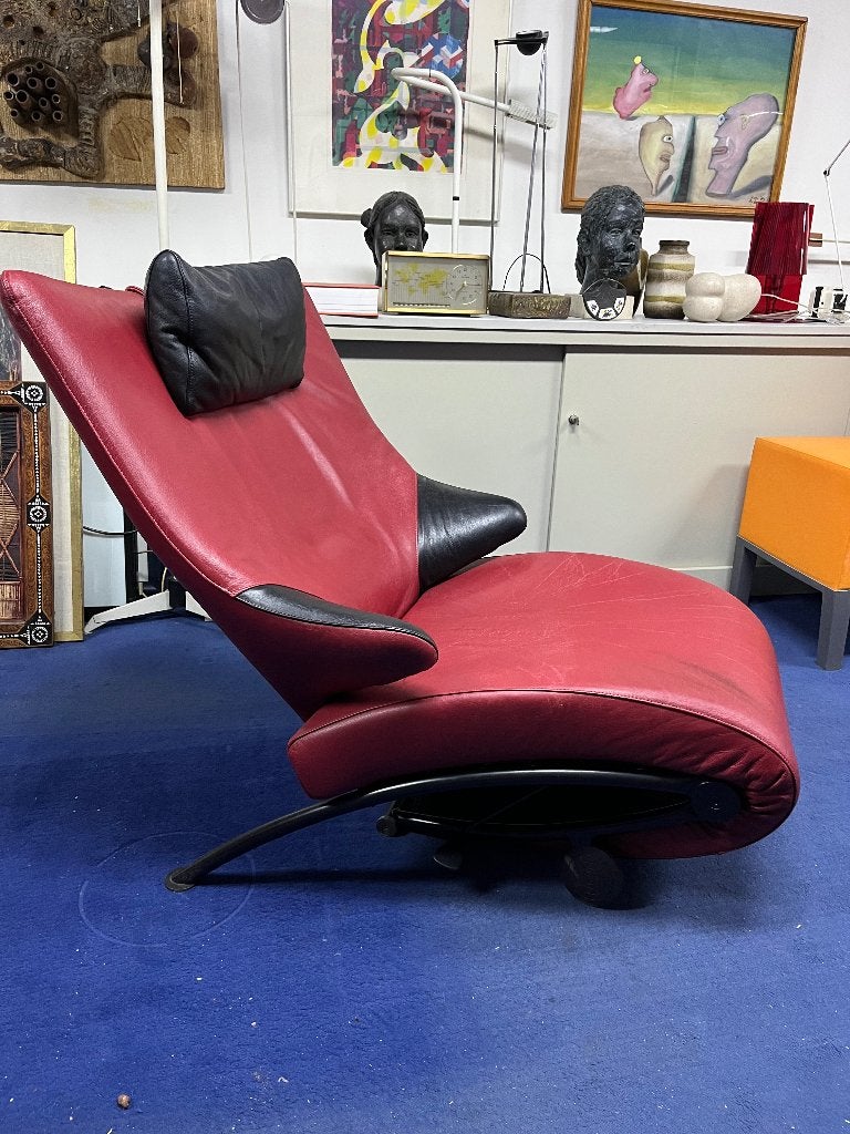 WK Möbel Stephan Heiliger Model Solo lounge fauteuil, Ophalen, Gebruikt, 125 tot 150 cm, Industrieel loungen Relax Modern tijdloos