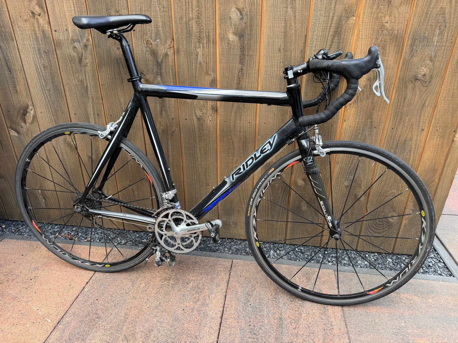 Ridley Centaur 10 speed | voor onderdelen | Carbon voorvork, Gebruikt, Carbon, Velgrem, 57 tot 61 cm