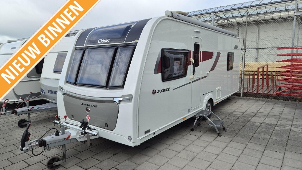 Elddis Avante 550, Standaardzit, Elddis, Bedrijf, Tot en met 3